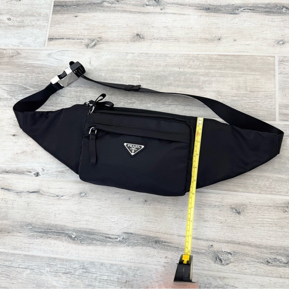 Prada Black Large Nylon Waist Belt Crossbody Bag - Picture 9 of 16